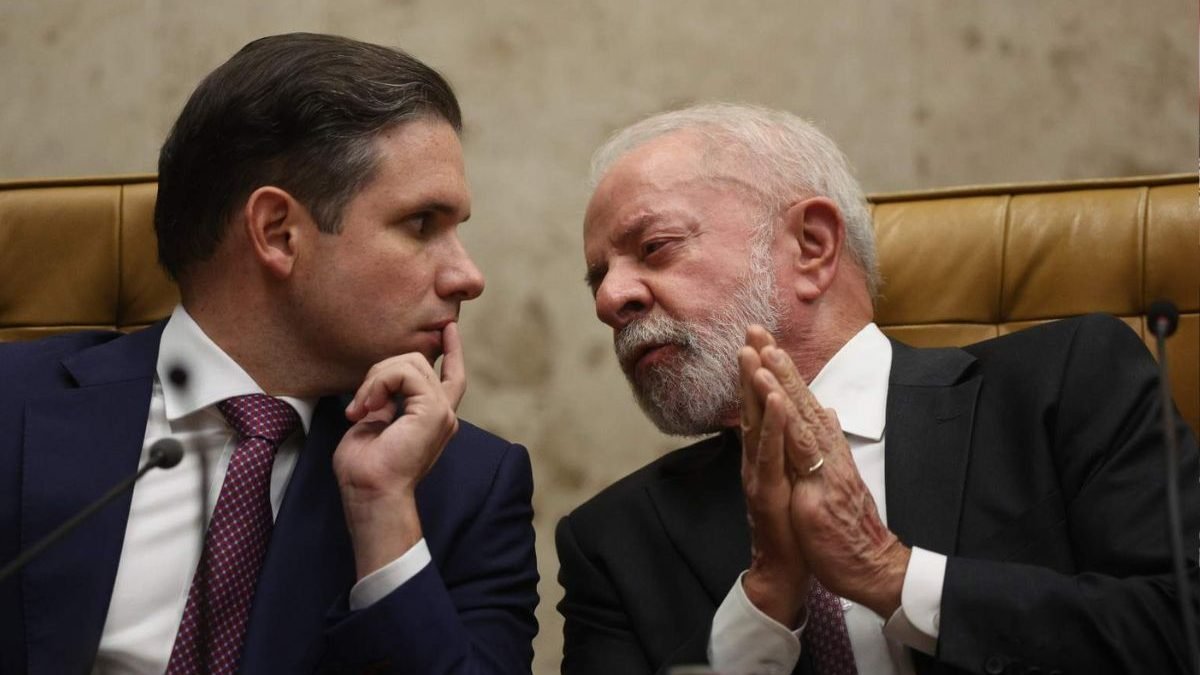 Hugo Motta e o presidente Luiz Inácio Lula da Silva