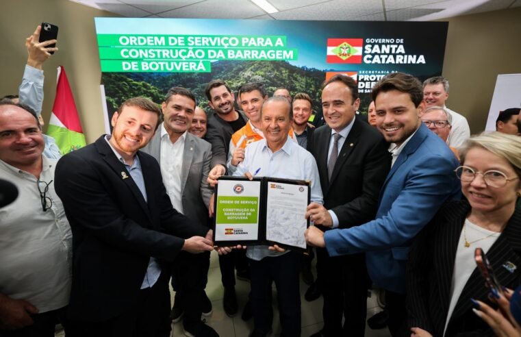 Barragem de Botuverá: SC autoriza obra de R$ 162,8 milhões