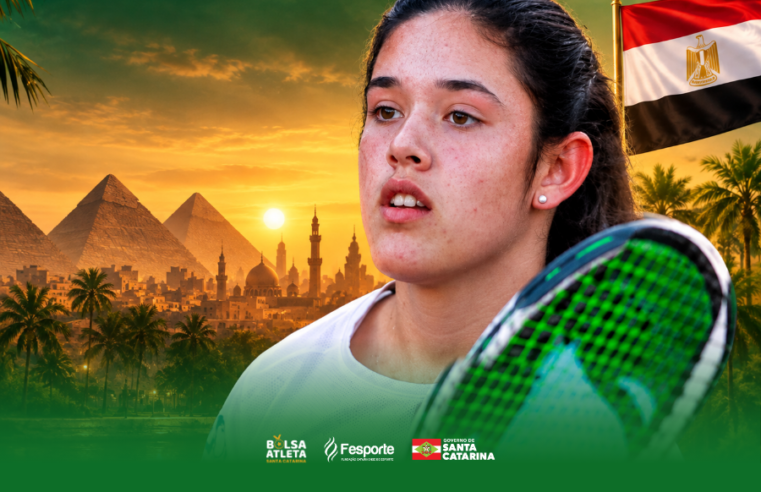 Duda Carbone, de 16 anos, vai ao mundial de tênis sub-16 no Egito