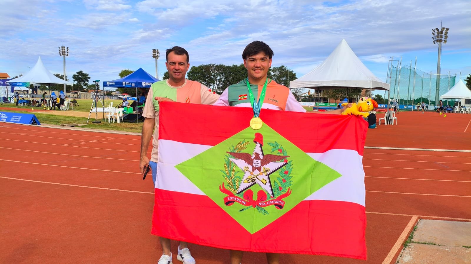 Gustavo Michel, de Pomerode, conquista o 1º ouro de SC nos Jogos da Juventude