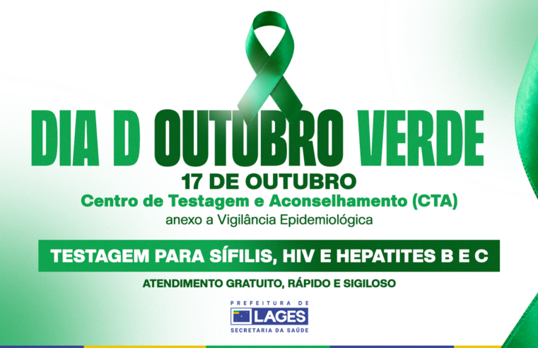 Lages terá testes gratuitos para HIV, sífilis e hepatites no dia 17