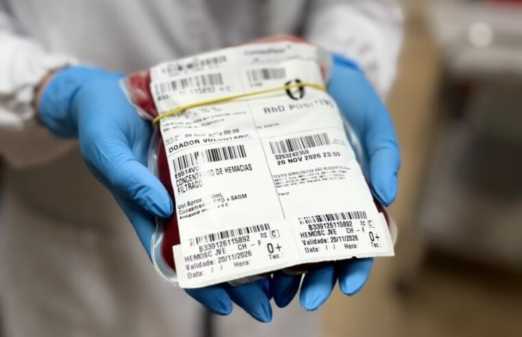 SC faz 1º transporte de sangue raro na cabine de avião comercial