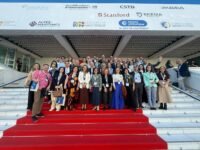 Comitiva do Sapiens Parque e participantes do encontro da IASP em Cannes, na França