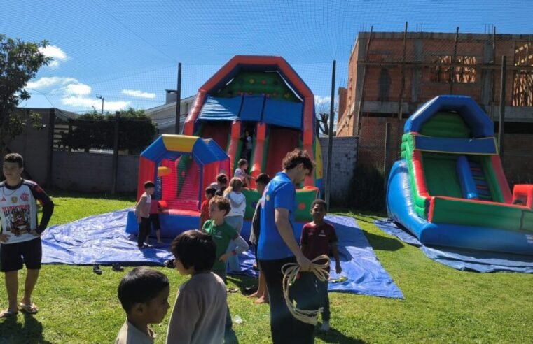 Festa em Xanxerê reúne cerca de 300 crianças e adolescentes